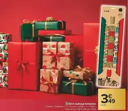 Carrefour Kit 4 rouleaux tendance offre