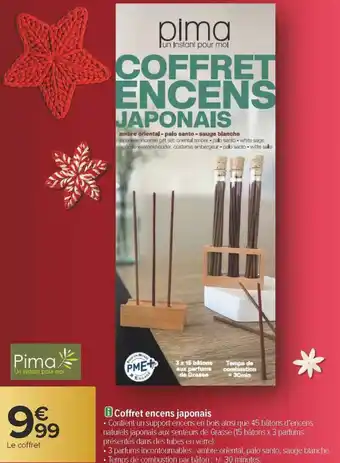 Carrefour Coffret encens japonais offre