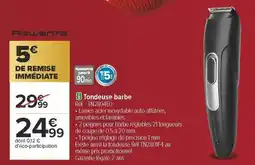 Carrefour Tondeuse barbe offre