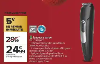 Carrefour Tondeuse barbe offre