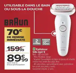 Carrefour Epilateur Silk-épil 9 offre