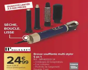 Carrefour Brosse soufflante multi-styler 5 en 1 offre