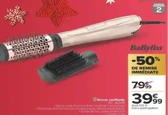 Carrefour Brosse soufflante offre