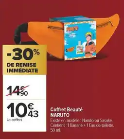 Carrefour Coffret beauté naruto offre