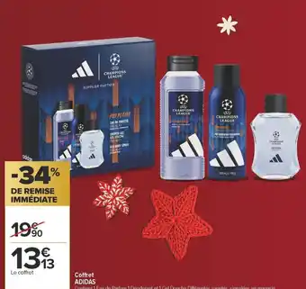 Carrefour Coffret adidas offre