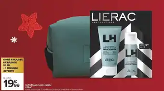 Carrefour Coffret baume après rasage lierac offre