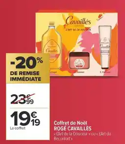 Carrefour Coffret de noël rogé cavaillés offre