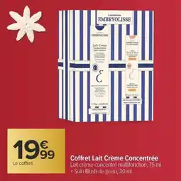 Carrefour Coffret lait crème concentrée offre