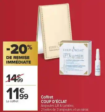Carrefour Coffret coup d'éclat offre