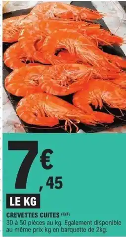 E.Leclerc Crevettes cuites offre