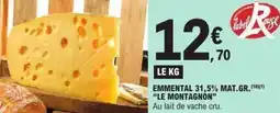 E.Leclerc Emmental 31,5% mat.gr. offre