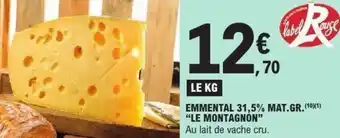 E.Leclerc Emmental 31,5% mat.gr. offre