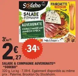 E.Leclerc Salade & compagnie auvergnate sodebo offre