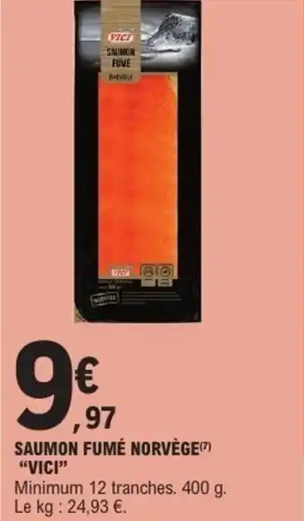 E.Leclerc Saumon fumé norvège vici offre