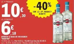 E.Leclerc Apéritif à base de vin bianco martini offre