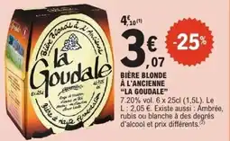 E.Leclerc Bière blonde à l'ancienne la goudale offre