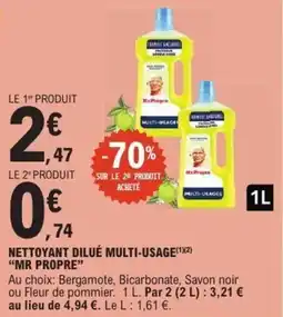 E.Leclerc Nettoyant dilué multi-usage mr propre offre