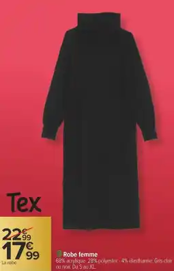 Carrefour Robe femme offre