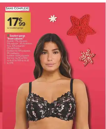 Carrefour Soutien-gorge arum cabaret offre