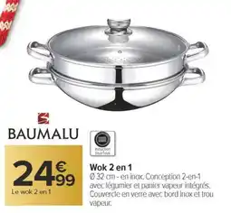 Carrefour Wok 2 en 1 offre