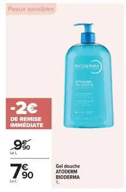 Carrefour Gel douche ATODERM BIODERMA offre
