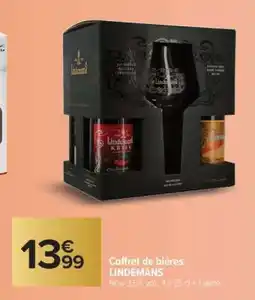 Carrefour Coffret de bières LINDEMANS offre