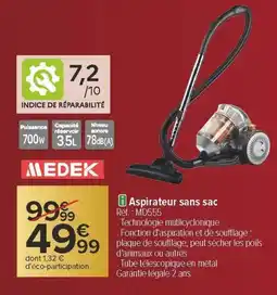 Carrefour Aspirateur sans sac offre