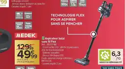 Carrefour Aspirateur balai sans fil flex offre