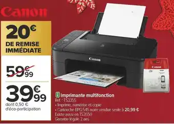Carrefour Imprimante multifonction Canon offre