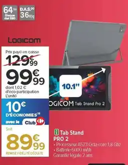 Carrefour Tab stand pro 2 offre