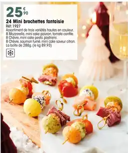 Croque Gel 24 Mini brochettes fantaisie offre