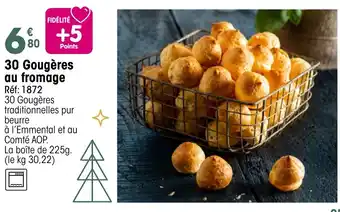 Croque Gel 30 Gougères au fromage offre