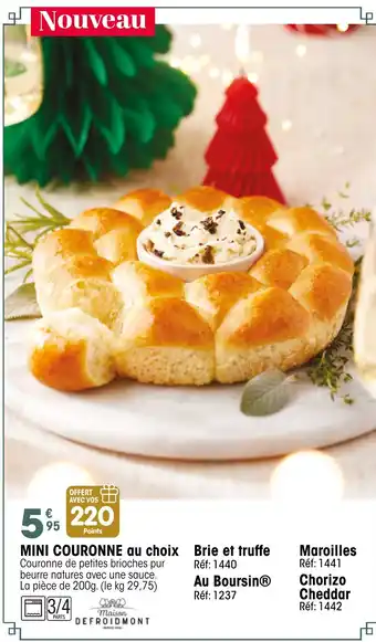 Croque Gel Mini couronne offre