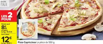 Carrefour Pizza capricciosa offre