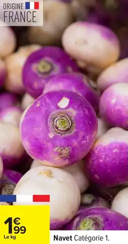 Carrefour Navet offre