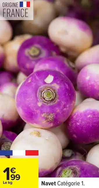 Carrefour Navet offre