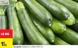 Carrefour Courgette offre
