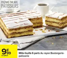 Carrefour Mille-feuille 6 parts offre