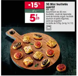 Croque Gel 30 Mini feuilletés apéritif offre