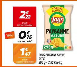 Netto Lay's chips paysanne nature offre