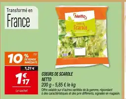 Netto Netto coeurs de scarole offre