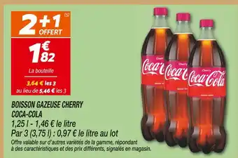 Netto Coca-cola boisson gazeuse cherry offre