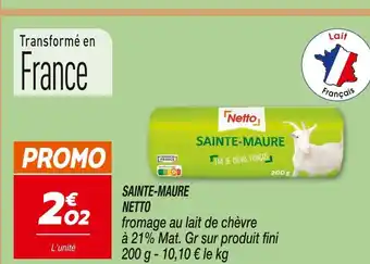 Netto Netto sainte-maure offre