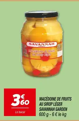 Netto Savannah garden macédoine de fruits au sirop léger offre