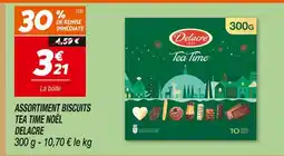 Netto Delacre assortiment biscuits tea time noël offre