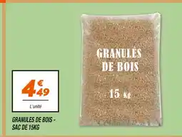 Netto Granules de bois - sac de 15 kg offre
