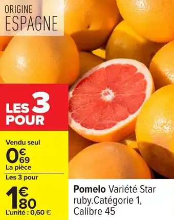 Carrefour Pomelo offre