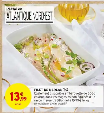 Intermarché Hyper Filet de merlan offre