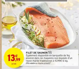 Intermarché Hyper Filet de saumon offre