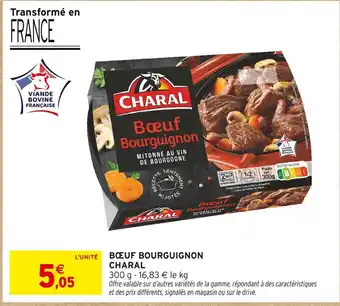 Intermarché Hyper Charal bœuf bourguignon offre